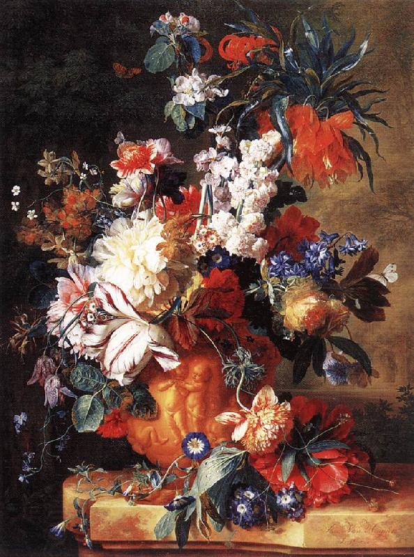 HUYSUM, Jan van Bouquet of Flowers in an Urn sf oil painting picture